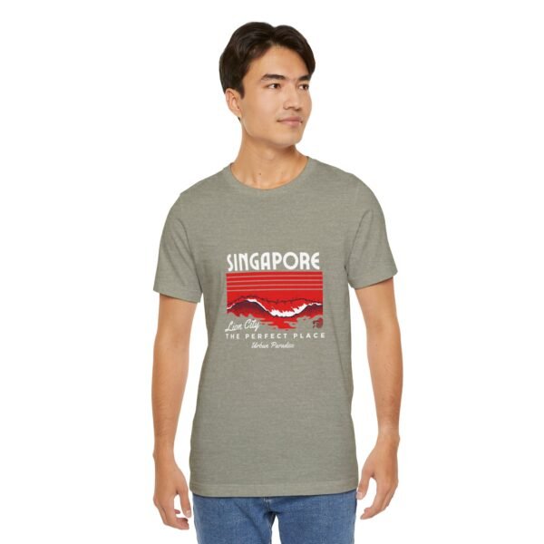 Singapore The Perfect Place Unisex Jersey Short Sleeve Tee - Image 49