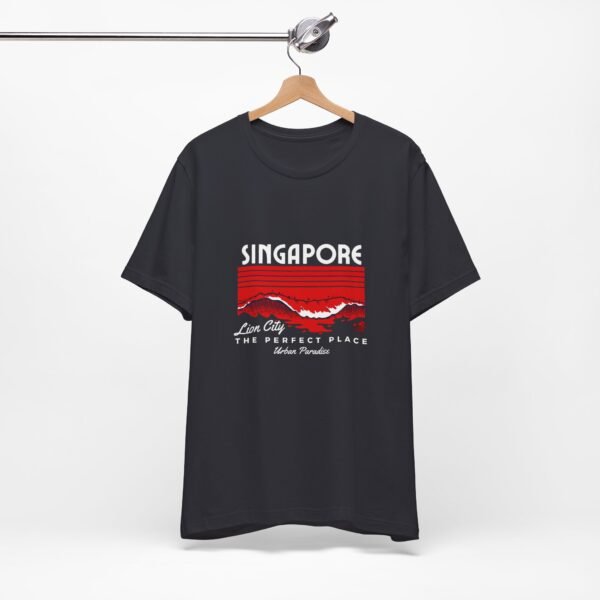 Singapore The Perfect Place Unisex Jersey Short Sleeve Tee - Image 65