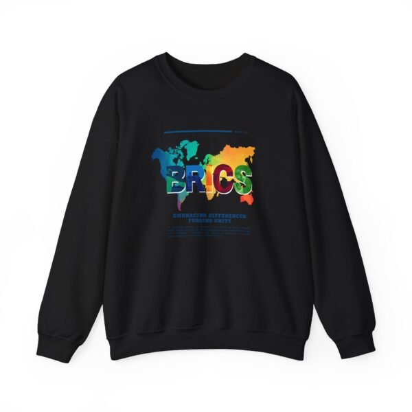 BRICS Brazil Russia India China South Africa Unisex Heavy Blend™ Crewneck Sweatshirt - Image 13