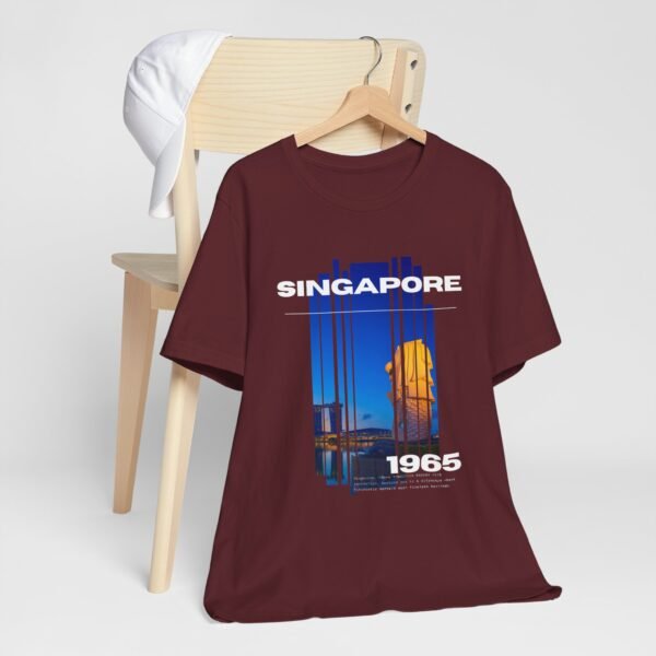 Singapore 1965 Unisex Jersey Short Sleeve Tee - Image 66