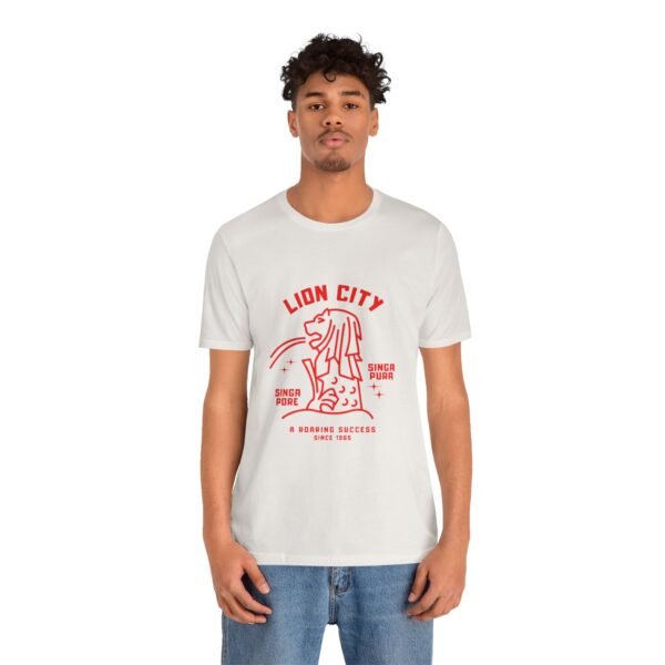 Singapore a Roaring Success Unisex Jersey Short Sleeve Tee - Image 99