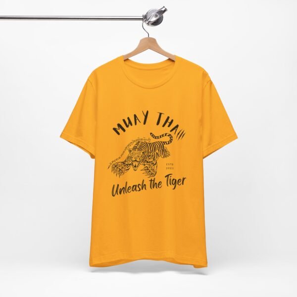 Muay Thai Unleash The Tiger Unisex Jersey Short Sleeve Tee - Image 65