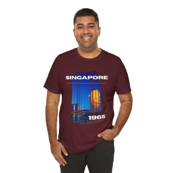 Singapore 1965 Unisex Jersey Short Sleeve Tee - Image 74