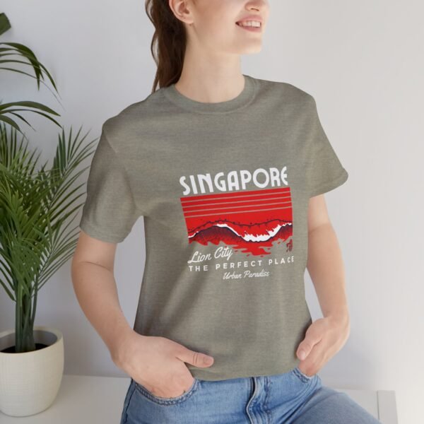 Singapore The Perfect Place Unisex Jersey Short Sleeve Tee - Image 53