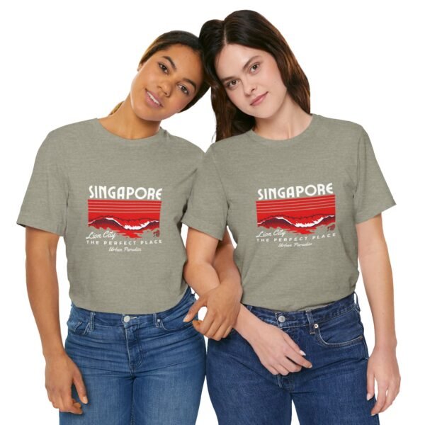 Singapore The Perfect Place Unisex Jersey Short Sleeve Tee - Image 55