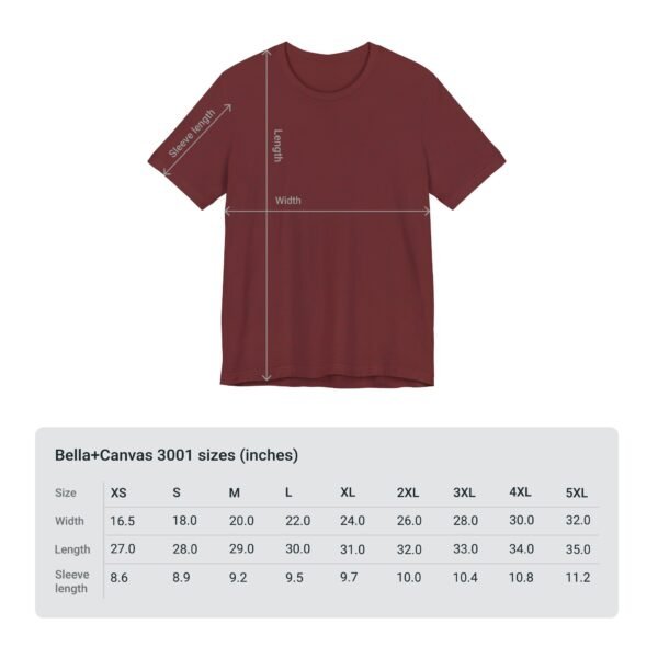 Unisex Jersey Short Sleeve Tee - Image 203