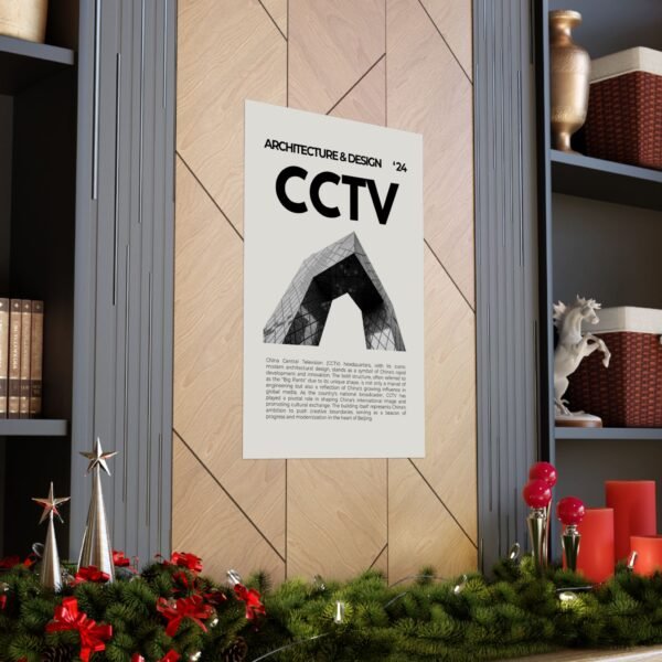 CCTV Matte Vertical Posters - Image 5