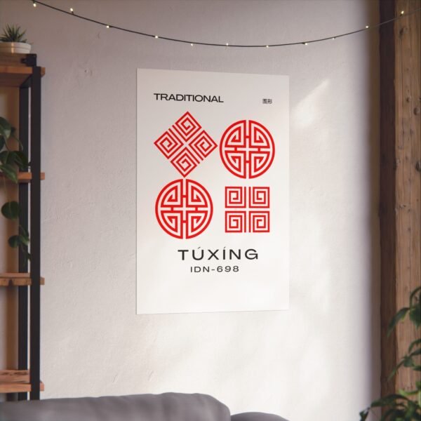 Traditional Shapes Tuxin Matte Vertical Posters - Image 6