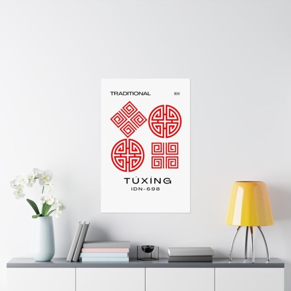 Traditional Shapes Tuxin Matte Vertical Posters - Image 8