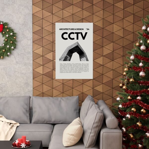 CCTV Matte Vertical Posters - Image 4