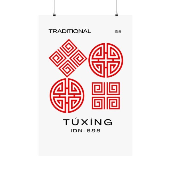 Traditional Shapes Tuxin Matte Vertical Posters - Image 2