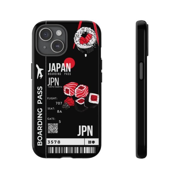 Japan Boarding Pass Phone Case - Sushi Lover Gift