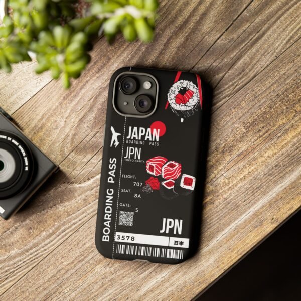 Japan Boarding Pass Phone Case - Sushi Lover Gift - Image 6