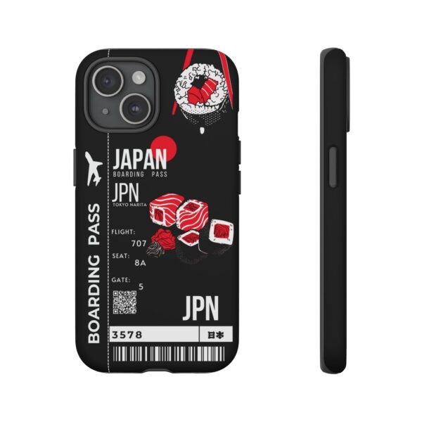 Japan Boarding Pass Phone Case - Sushi Lover Gift - Image 4