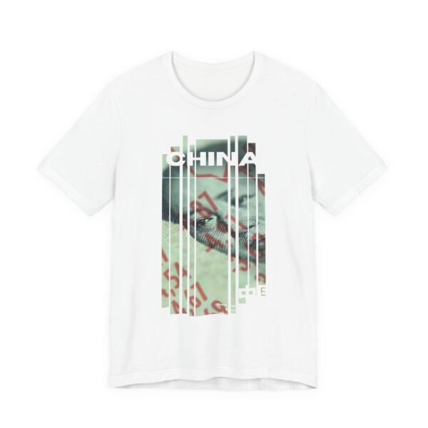 China Graphic Unisex Jersey Tee, Unique Casual Wear, Streetwear Shirt, Travel Gift, Trendy Graphic T-shirt - Image 2