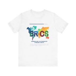 BRICS Unity Tee, Embracing Differences Short Sleeve T-Shirt, Global Unity Shirt, International Relations Apparel, Gift for Travelers, [...]