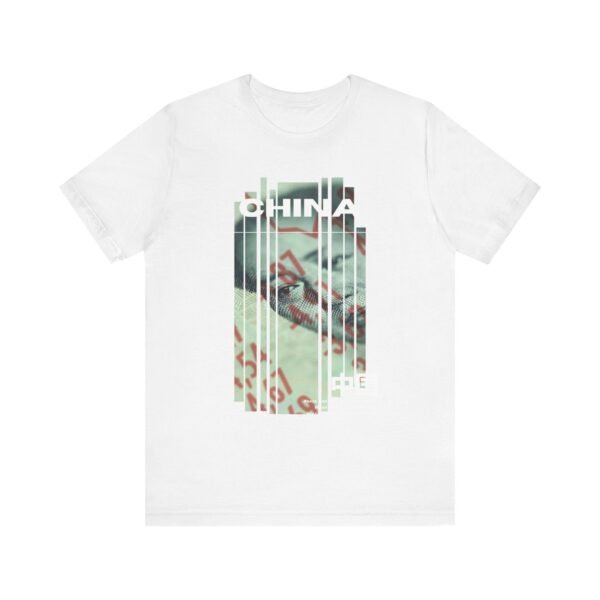 China Graphic Unisex Jersey Tee, Unique Casual Wear, Streetwear Shirt, Travel Gift, Trendy Graphic T-shirt
